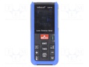 Distance meter; LCD; 0,05÷60m; Meas.accur: ±1,5mm; IP54; Unit: ft,m