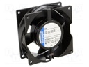 Fan: AC; axial; 115VAC; 92.5x92.5x38mm; 89m3/h; 42dBA; ball bearing