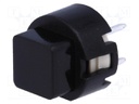 Switch: keypad; Pos: 2; SPST-NO; 0.01A/32VDC; black; Mounting: THT