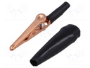 Crocodile clip; 10A; Grip capac: max.7.9mm; Overall len: 58mm