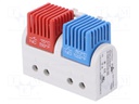 Sensor: thermostat; Contacts: NC + NO; 5A; 250VAC; IP20; -40÷80°C
