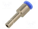 Push-in fitting; reductive; -0.95÷15bar; BLUELINE; 6mm; 0÷60°C