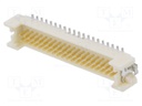 Socket; wire-board; male; DF13; 1.25mm; PIN: 40; SMT; on PCBs