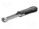For contact insertion/removal