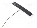 Antenna; GSM,LTE; 1.5dBi,3.2dBi,4dBi; linear; U.FL; Len: 100mm