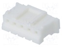 Plug; wire-board; female; 2mm; PIN: 5; w/o contacts; for cable; 100V