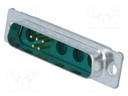 Special D-Sub; PIN: 9(4+5); plug; male; w/o special terminals