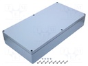 Enclosure: multipurpose; X: 310mm; Y: 403mm; Z: 180mm; EURONORD; grey