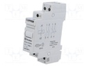 Relay: installation; bistable; NO x2; 120VAC; DIN; 16A; -40÷40°C