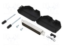 D-Sub; PIN: 37; male; unshielded; straight; soldering; for cable