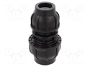 Splice terminal: clamping; Øout: 32mm; Øin: 25mm; for PE pipes