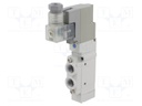Electromagnetic valve; 5/2 monostable; G 1/8"; Temp: -10÷50°C