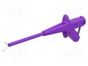 Clip-on probe; 4A; 1kV; violet; Overall len: 155mm
