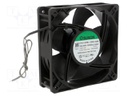 Fan: EC; axial; 230VAC; 120x120x38mm; 132m3/h; 40.2dBA; 3100rpm