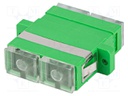 Transition: adapter; SC/APC,both sides; 9/125um; -40÷85°C