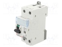 RCBO breaker; Inom: 20A; Ires: 30mA; Max surge current: 250A; 400V