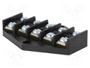 Terminal block; screw terminal; ways: 5; 2.5mm2; terminals: 10