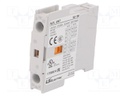 Auxiliary contacts; Series: METAMEC; Leads: screw terminals; IP20