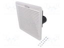 Fan: AC; axial; 230VAC; 100m3/h; 42dBA; IP54; Colour: grey (bright)
