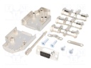 D-Sub; PIN: 9; plug; female; turned contacts; angled; soldering