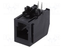 Socket; RJ11; PIN: 4; Cat: 3; unshielded; gold-plated; Layout: 4p4c