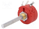 Potentiometer: shaft; single turn; 5kΩ; 2W; ±10%; 6mm; Shaft: smooth