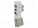 Electromagnetic valve; 5/2 monostable; 6mm; Pressure: 1.5÷7bar