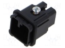 Connector: HDC; contact insert; male; CD; PIN: 7; 7+PE; size 21.21