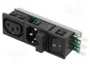 IEC 60320 connector Felcom 64 Power Entry Module 10A C14