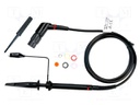Probe: for oscilloscope; passive; 100MHz; Uin max: 600V; 1.3m
