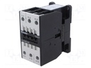 Contactor: 3-pole; for DIN rail mounting; 6K; IP20