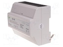 Electric energy meter; analogue,mounting; three-phase,4-wire