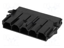 Plug; wire-board; male; Series: Mini-Fit Sr; 10mm; PIN: 5; 600V