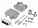 D-Sub HD; PIN: 26; plug; male; shielded; soldering; for cable; black