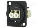 Connector: fiber optic; coupler; multi mode simplex (MM)