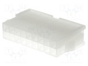 Plug; wire-wire; male; Mini-Fit Jr; 4.2mm; PIN: 18; w/o contacts