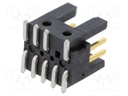 Connector: pin strips; male; PIN: 10; 1.27mm; gold-plated; SMT; reel