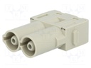 Connector: rectangular; module; male; Han Modular 70A; PIN: 2; 70A