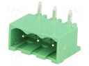 Pluggable terminal block; Contacts ph: 5mm; ways: 3; angled 90°