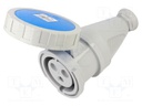 Connector: AC supply 3-phase; plug; female; 32A; 230VAC; IEC 60309