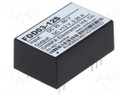 Converter: DC/DC; 3W; Uin: 20÷60V; 12VDC; Iout: 250mA; 0.02ppm/°C