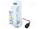 Twilight switch; IP40,IP65; 230VAC; SPST-NO; DIN; -30÷50°C; 20s