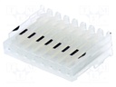 Plug; wire-board; female; PIN: 8; end connector; 2.54mm; IDC; 24AWG