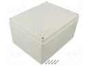 Enclosure: multipurpose; X: 198mm; Y: 248mm; Z: 134mm; SCABOX; grey