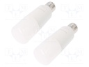 LED lamp; natural white; E27; 220/240VAC; 1150lm; 12W; 240°