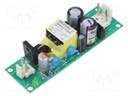 Converter: AC/DC; 15W; 80÷275VAC; Uout: 12VDC; Iout: 1.25A; 84.5%