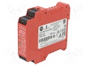 Module: safety relay; 24VAC; 24VDC; IN: 3; OUT: 3; MSR; -5÷55°C; IP40