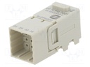 Connector: HDC; module; male; Han Modular Domino; PIN: 16