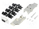 D-Sub; PIN: 9; plug; female; shielded,turned contacts; angled 90°