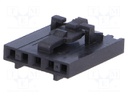 Plug; wire-board; female; 2.54mm; PIN: 5; w/o contacts; for cable